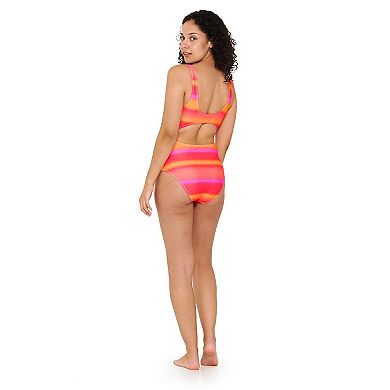 Juniors' Ninety-Nine° Ring One-Piece Swim Suit