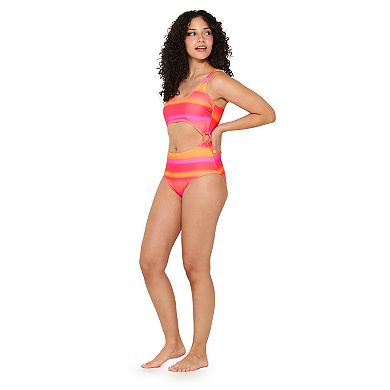 Juniors' Ninety-Nine° Ring One-Piece Swim Suit