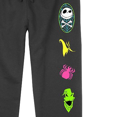 Disney's The Nightmare Before Christmas Juniors' Stack Characters Lightweight Joggers