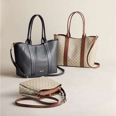 Nine West Kole Trap Tote Bag With Pouch 2-Piece Set