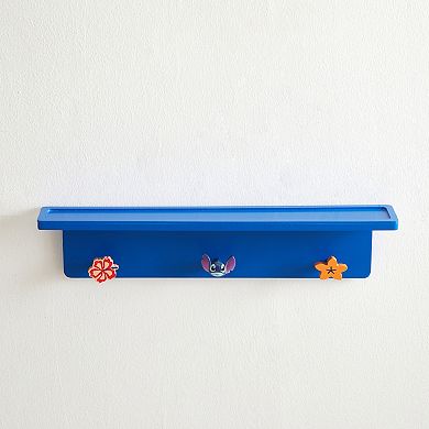 Disney's Lilo and Stitch 3-Hook Hanging Wall Shelf