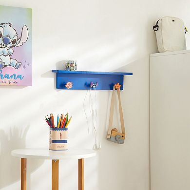 Disney's Lilo and Stitch 3-Hook Hanging Wall Shelf