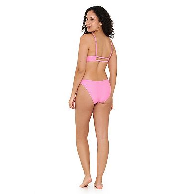 Juniors' Ninety-Nine° Shirred Bralette Swim Top