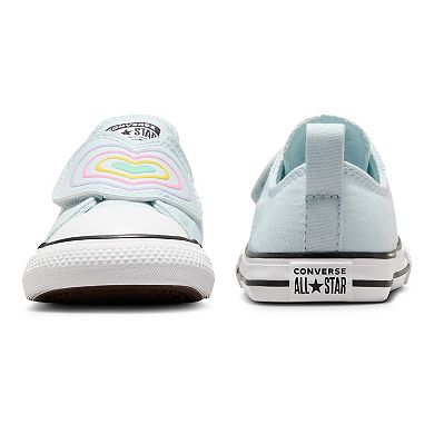 Converse Chuck Taylor All Star Baby/Toddler Girls' Heart Strap Easy-On Shoes