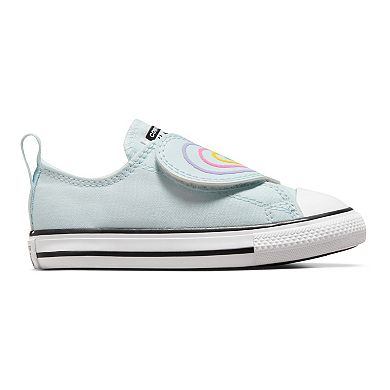 Converse Chuck Taylor All Star Baby/Toddler Girls' Heart Strap Easy-On Shoes