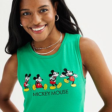 Disney's Mickey Mouse Juniors' Running Mickey Graphic Tank Top