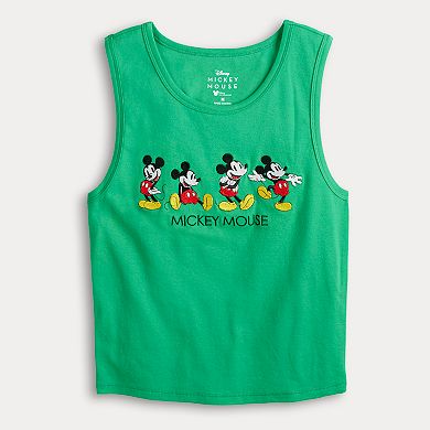 Disney's Mickey Mouse Juniors' Running Mickey Graphic Tank Top