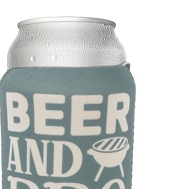 Beer and BBQ Coozie