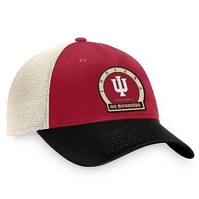 Men's Top of the World Crimson Indiana Hoosiers Refined Trucker Adjustable Hat