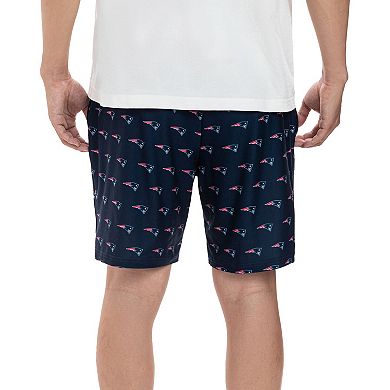 Men's Concepts Sport Navy New England Patriots Gauge Jam Two-Pack Shorts Set