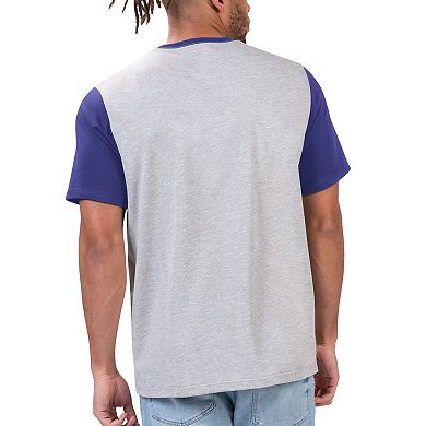 Men's G-III Sports by Carl Banks Heather Gray Baltimore Ravens Black Label T-Shirt
