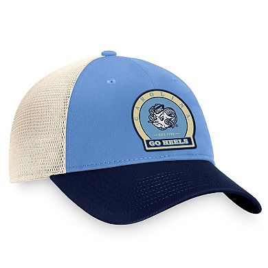 Men's Top of the World Carolina Blue North Carolina Tar Heels Refined Trucker Adjustable Hat