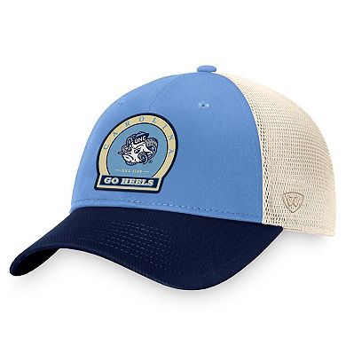 Men's Top of the World Carolina Blue North Carolina Tar Heels Refined Trucker Adjustable Hat