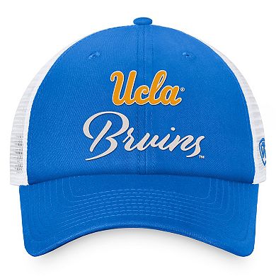 Women's Top of the World Blue/White UCLA Bruins Charm Trucker Adjustable Hat