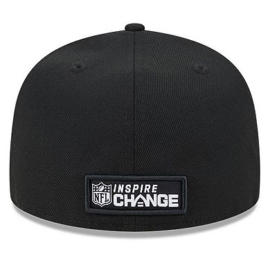 Men's New Era Black New York Giants 2023 Inspire Change 59FIFTY Fitted Hat