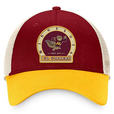 Men's Top of the World Maroon Minnesota Golden Gophers Refined Trucker Adjustable Hat