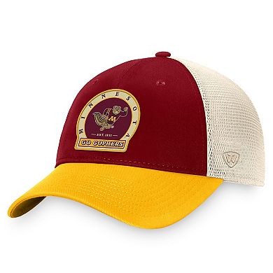 Men's Top of the World Maroon Minnesota Golden Gophers Refined Trucker Adjustable Hat