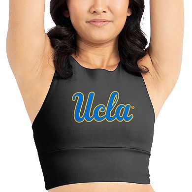 Women's Kadi Brand Black UCLA Bruins Buttery Soft Midi Bra & Leggings Set