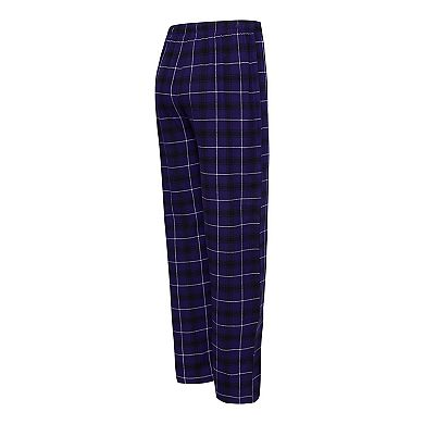 Men's Concepts Sport Purple/Black Baltimore Ravens Arctic T-Shirt & Pajama Pants Sleep Set