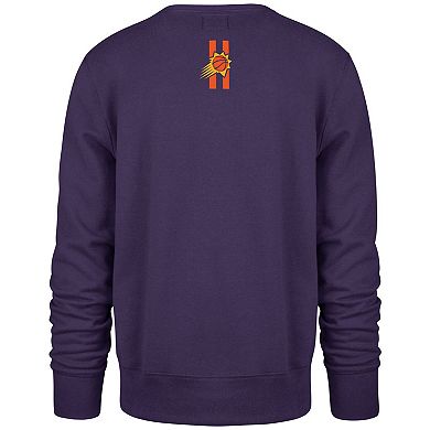 Men's '47 Purple Phoenix Suns 2023/24 City Edition Postgame Headline Crew Pullover Sweatshirt