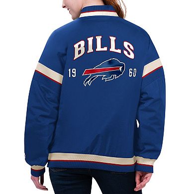 Women's Starter Royal Buffalo Bills Tournament Full-Snap Varsity Jacket