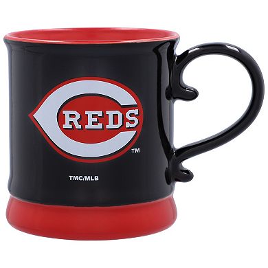 The Memory Company Cincinnati Reds 16oz. Fluted Mug with Swirl Handle