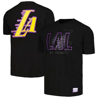 Men's New Era Black Los Angeles Lakers 2023/24 City Edition Elite Pack T-Shirt