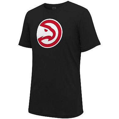 Unisex Stadium Essentials Black Atlanta Hawks Primary Logo T-Shirt