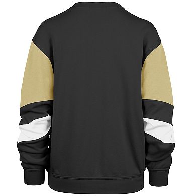 Women's '47 Black Toronto Raptors 2023/24 City Edition Nova Crew Sweatshirt