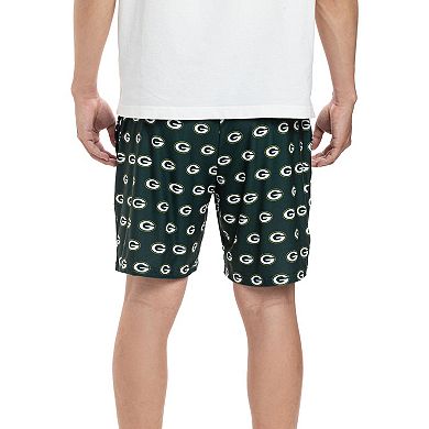 Men's Concepts Sport Green Green Bay Packers Gauge Jam Two-Pack Shorts Set