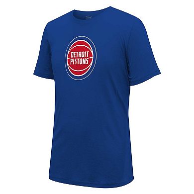 Unisex Stadium Essentials Blue Detroit Pistons Primary Logo T-Shirt