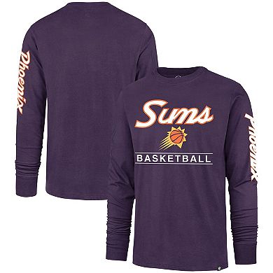 Men's '47 Purple Phoenix Suns 2023/24 City Edition Triplet Franklin Long Sleeve T-Shirt