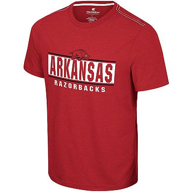 Men's Colosseum  Cardinal Arkansas Razorbacks No Problemo T-Shirt