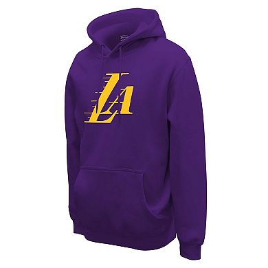 Unisex Stadium Essentials  Purple Los Angeles Lakers Primary Logo Pullover Hoodie