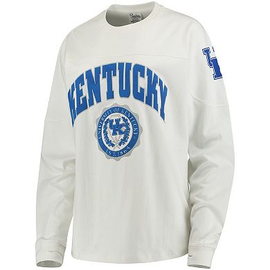 Women's White Kentucky Wildcats Edith Long Sleeve T-Shirt