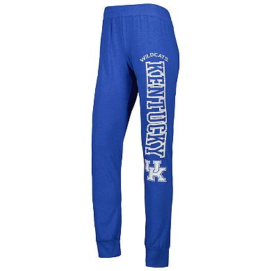 Women's Concepts Sport Heathered Royal Kentucky Wildcats Long Sleeve Hoodie T-Shirt & Pants Sleep Set