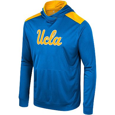 Men's Colosseum Blue UCLA Bruins Warm Up Long Sleeve Hoodie T-Shirt
