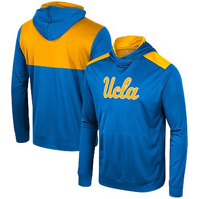 Men's Colosseum Blue UCLA Bruins Warm Up Long Sleeve Hoodie T-Shirt