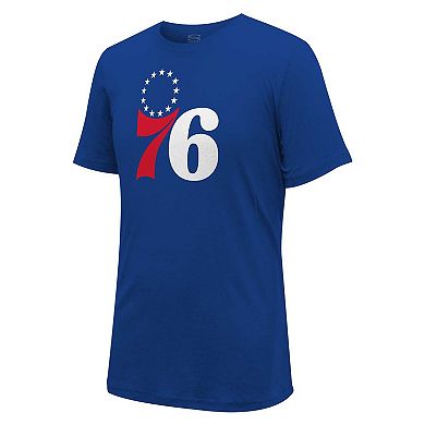 Unisex Stadium Essentials Royal Philadelphia 76ers Primary Logo T-Shirt
