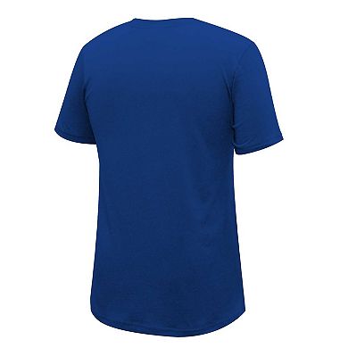Unisex Stadium Essentials Royal Philadelphia 76ers Primary Logo T-Shirt