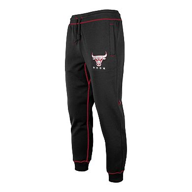 Men's New Era Black Chicago Bulls 2023/24 City Edition Embroidery Elite Pack Jogger Pants