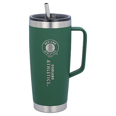 The Memory Company Oakland Athletics 26oz. Team Color Roadie Tumbler with Handle