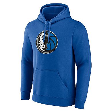 Men's Fanatics Branded  Blue Dallas Mavericks Primary Logo Pullover Hoodie