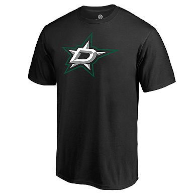 Men's Fanatics Branded Tyler Seguin Black Dallas Stars Backer Name & Number T-Shirt