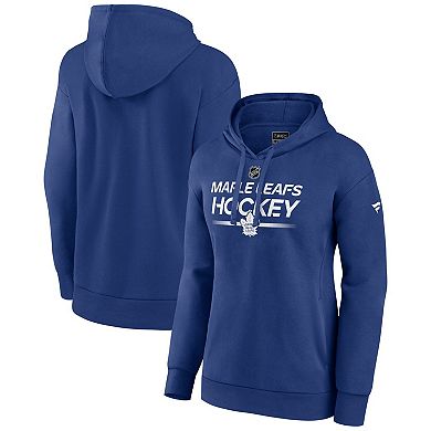 Women's Fanatics Branded  Blue Toronto Maple Leafs Authentic Pro Pullover Hoodie
