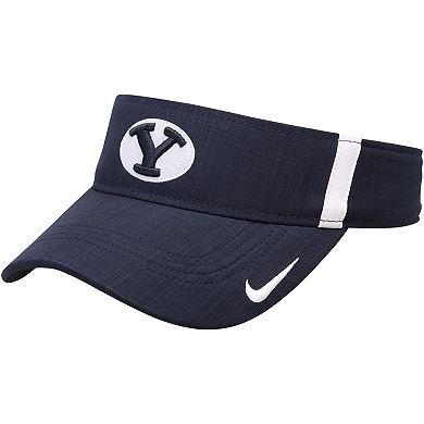 Men's Nike Navy BYU Cougars 2017 AeroBill Sideline Performance Visor