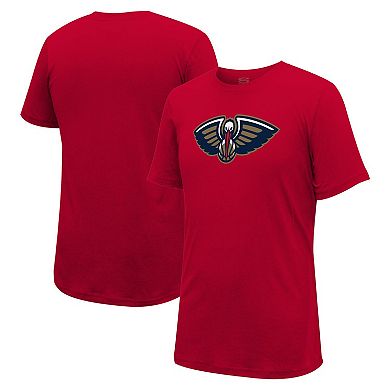 Unisex Stadium Essentials Red New Orleans Pelicans Primary Logo T-Shirt