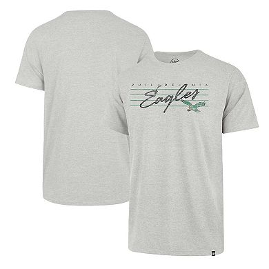 Men's '47 Gray Philadelphia Eagles Downburst Franklin T-Shirt
