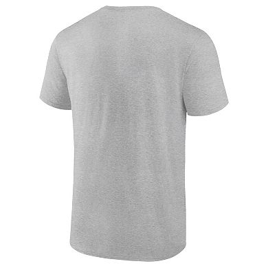 Men's Profile Gray Air Force Falcons Big & Tall Circle Logo T-Shirt