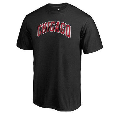 Men's Fanatics Branded Black Chicago Bulls Alternate Logo T-Shirt